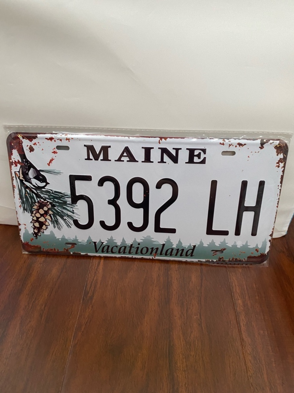 Maine License Plate